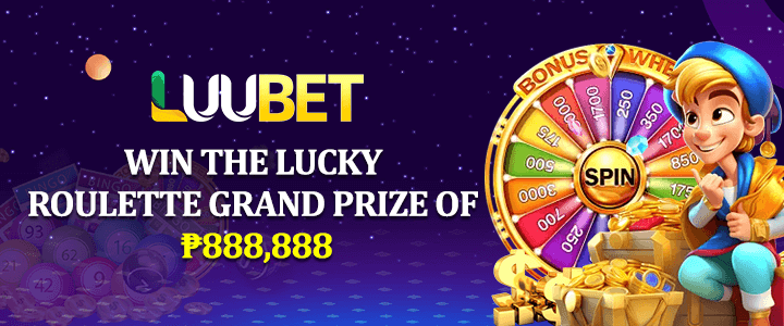 Win ₱888,888 Lucky Wheel jackpot at Luubet